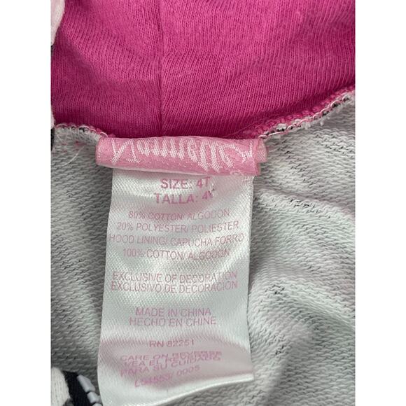 Nannette Lepore Girls Zebra Print Legging Pants & Jacket Outfit Set Size 4T - Picture 4 of 8